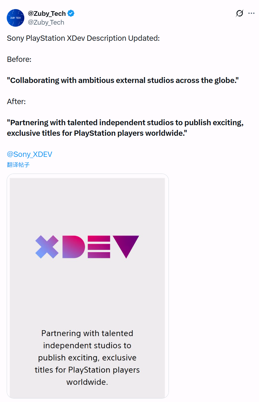 对比表格：左栏为2021年工作室介绍关键词云（含PC、Steam、Cross-Platform等），右栏为2024年新版关键词云（突出Exclusive、PS5、DualSense、PSSR）