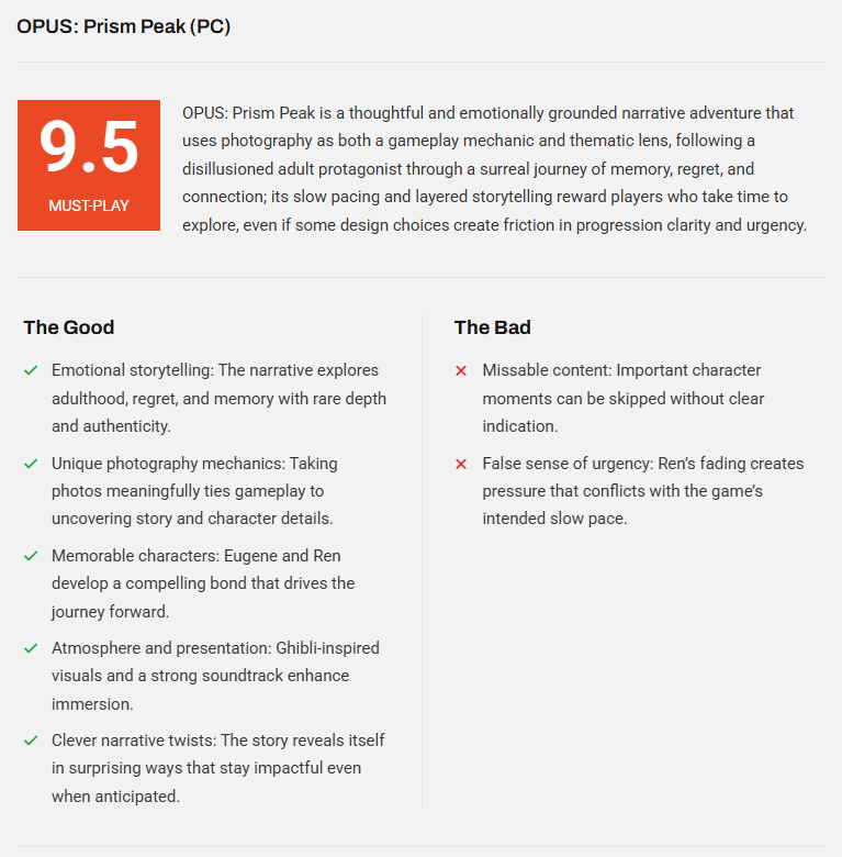 游戏内摄影界面特写：复古胶片相机UI悬浮于朦胧山雾之上，取景框中呈现动态虚化效果，右下角显示‘ISO 400｜f/2.8｜1/60s’参数，背景隐约浮现半透明人物剪影