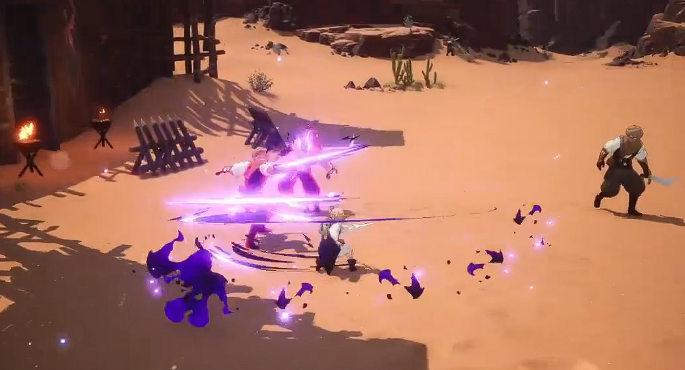 三武器对比图：左侧双剑图标附带「+15%暴击率」「吸血」标签；中部长剑标注「魔力返还+500」「范围终结」；右侧战斧突出「+22%物理穿透」「满蓄重击+300%倍率」